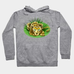 Cheetah with Green Eyes Hoodie